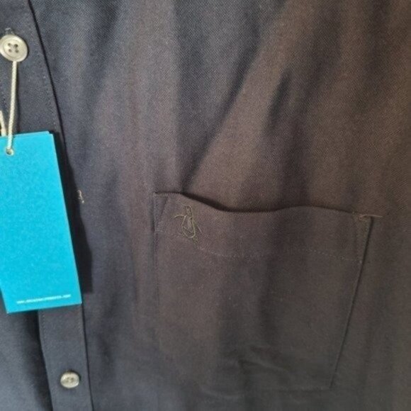 Original Penguin Heritage Slim Fit Navy Shirt XXL - Picture 13 of 16